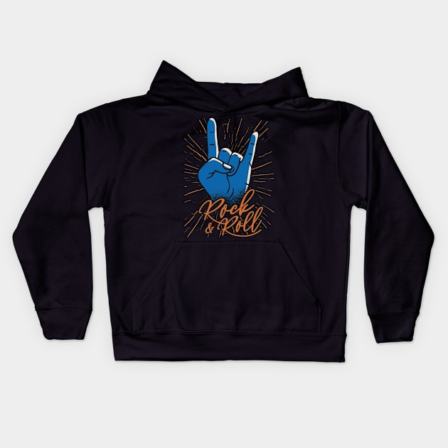 Rock and Roll Kids Hoodie by Imaginariux